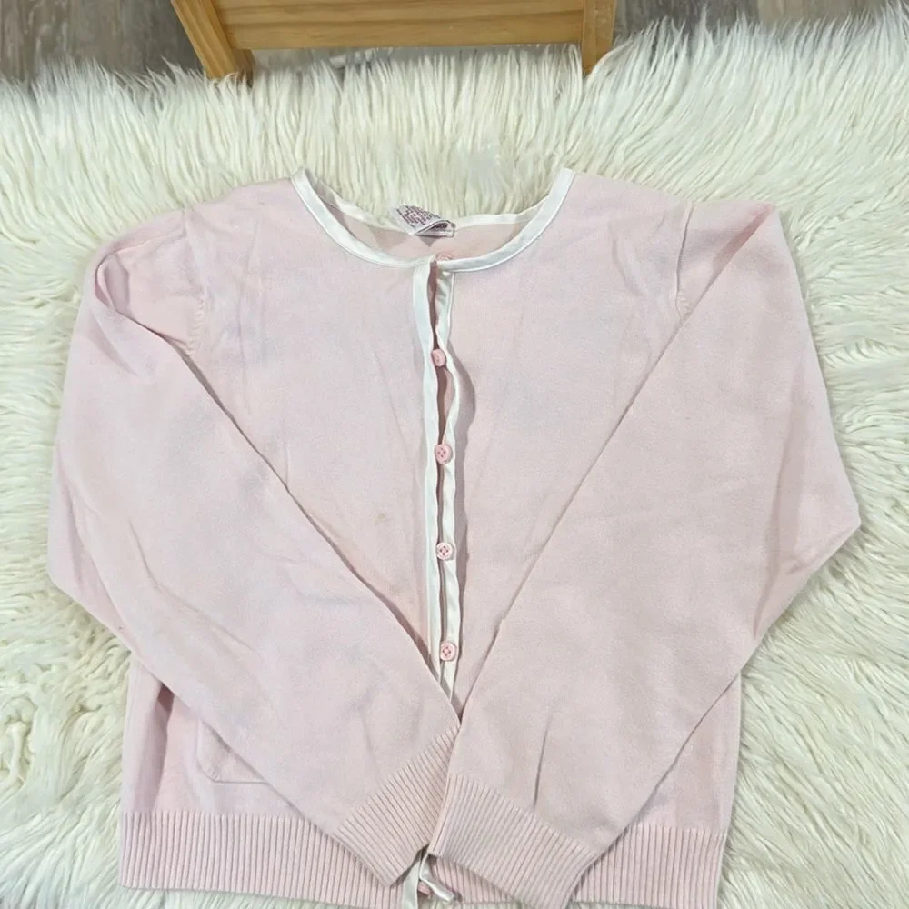 GYMBOREE SOF PINK CARDIGAN SIZE 9